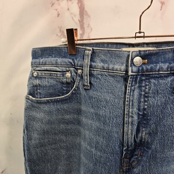 Madewell Jean Womens 31 Perfect Vintage Wide Leg High Rise Medium Wash - Picture 2 of 14